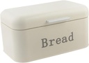 GLEAVI Bread Storage Container Lid Metal Countertop Bread Box Kitchen Airtight Design for Freshness for Home Bakers