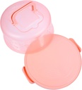 Transparent Cake Carrier with Handle Portable Dessert Storage Box for Cake Cupcakes Cookies More Airtight Design for Freshness for Home Travel Catering