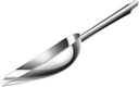 Stainless Steel Ice Scoop and Grain Storage Shovel Utility Scoop for Kitchen Bar Restaurant and Dessert Shop Use and Easy to Clean