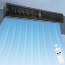 Air Curtain Black 36 Inch 2 Speeds Remote Control Air Curtain Super Power,Door Blower to Keep Flies Out,Magnetic Door Switch Air Curtains for Doors Commercial,110V Unheated,Commercial Indoor Household