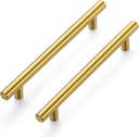 Ravinte Gold Cabinet Handles 20 Pack 5 Inch Cabinet Pulls Brushed Brass Kitchen Cabinet Handles Modern Drawer Pulls Gold Hardware for Kitchen Cabinet