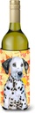 Caroline's Treasures BB9969LITERK Dalmatian Puppy Fall Wine Bottle Hugger, Yellow Bottle Cooler Sleeve Hugger Machine Washable Collapsible Insulator Beverage Insulated Holder