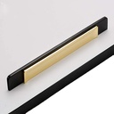 Door Handle，Drawer Handle Modern Simplicity Knob Handle Strip Handle Door Levers Zinc Alloy Cabinet Bow Pull Available in 3 Sizes Suitable for Cabinets， Wine Cabinets， Shoe Cabinets， Etc/96Mm