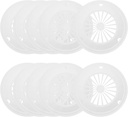 JOEBO Reusable Plastic Paper Plate Holder 10.6 inch Round BBQ Trays Modern Style Plate Support Outdoor Picnic Supplies
