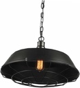 ARTIBETTER Creative Industrial Pendant Light Vintage Iron Ceiling Lamp for Dining Restaurant Bar Retro Style with Unique Lampshade Black Bulb Not Included