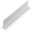 Outwater Plastics 1441-Wh White 3/8 Inch X 1-1/4 Inch X 3/64 (.047) Inch Thick Styrene Plastic Angle Moulding 36 Inch Lengths (Pack of 4)