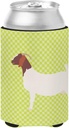 Caroline's Treasures BB7712CC Boer Goat Green Can or Bottle Hugger Cooler Washable Drink Sleeve Collapsible Beverage Insulated Holder, Can Hugger, Multicolor