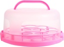 10-inch Cake Carrier Tray Reusable Baking Box Stylish Cake Packaging for Occasion