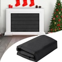 Magnetic Fireplace Blanket - Heat Loss Indoor Fireplace Cover - Draft Stopper - 38x26