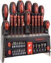 39-Piece Magnetic Screwdriver Set - Screw Driver Set Kit with Bits, Power Nut Driver and Wall Mountable Stand - Tool Kit with Phillips, Torx and Flathead Screwdrivers - Tool Sets for Men by Stalwart