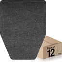 Urinal Mats 12 Pack, Eliminating Bathroom Odor Urinal Floor Pads, Water Absorption Splash Mat, Commercial Pee Pad for Men's Restroom