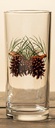 BLACK FOREST DECOR Pinecone and Needles Iced Tea Glasses - Set of 4