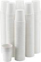NYHI 200 Pack Disposable White 4oz Small Paper Cups Hot Cold Coffee Cup for Water Juice Espresso Tea Ideal for Water Coolers Parties