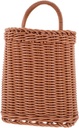 Woven Hanging Basket for Kitchen Storage Rustic Wall Organizer for Fruits and Vegetables Hand-woven Lightweight Multi-purpose Decor for Home and Kitchen