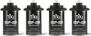 TIKI Torch Replacement Canister Set of 4 – Refillable Metal Torch Fuel Canisters with Easy Pour System, 12 oz – Weather-Resistant Outdoor Lighting Accessories for Patio, Garden & Deck