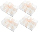 BESTYASH 4pcs Cupcake Boxes Muffin Containers Cake Carriers Jumbo Cupcake Boxes Biscuit Party Accessory