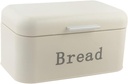 Metal Bread Box for Countertop Bread Storage Canister with Cover for Goods for Kitchen Organization and Home Use PC