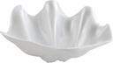Winco PSBW-1W Shell Bowls, 22 Ounce, Medium, White, 20 Ounce