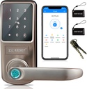 Smart Lock, Keypad Door Lock, Keyless Door Lock, Fingerprint Door Lock, Biometric Door Lock, Keypad Entry Door Lock, Passcode Code Door Lock, Digital Smart Door Lock (Nickle)