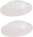 Cabilock 2pcs Microwave Food Cover Steam Vent Heat-Resistant Oven Cover Non-Toxic Kitchen Lid for Plates and Bowls Suitable for Food Preservation and Cooking