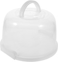 HEALLILY Reusable Cake Box with Dome Lid Portable Cake Keeper for Birthday Cakes Decorative Cake Carrier for Easy Transportation and Freshness for Sweets and