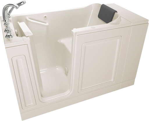 [BRSWKHYTAQDWGE34] American Standard 2848.119.ALL Acrylic Air Spa 28"x48" Left Side Door Walk-In Bathtub in Linen