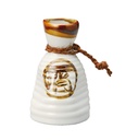 Mino Ware 36202314 Tokuri Commercial Use, Made in Japan, 4.1 x 6.7 inches (10.5 x 17 cm), 20.3 fl oz (600 cc), Round Sake Sumo Totori No. 3
