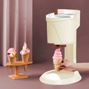 Ice Cream Maker Easy to Clean Ice Cream Maker Machine Semi-automatic soft serve ice cream dispenser for home With Mixing Paddle