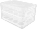 Transparent Cupcake Carrier Box with Handle Multi Storage for Desserts Lightweight Portable Cake Transport Case for Parties and Events