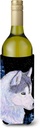 Caroline's Treasures SS8617LITERK Siberian Husky Wine Bottle Hugger Bottle Cooler Sleeve Hugger Machine Washable Collapsible Insulator Beverage Insulated Holder