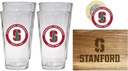 R and R Imports Stanford University Officially Licensed Kitchen Pack - Wood Cutting Board, 4 Pint Glasses & Magnetic Bottle Opener