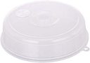 generic Microwave Splatter Cover for Food, Plastic Microwave Plate Food Cover Lid with Steam Vents Plate Splatter Shield for Microwave Oven(S), AMXE10DD2QUS
