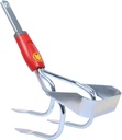 Wolf-Garten IEM Multi-Change Cultiweeder Cultivation Tool Head, Red, 39.5x6.53x3.75 cm