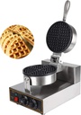 Commercial Waffle Maker Machine Belgian Waffle Maker 1200W Electric Muffin Machine Waffle Iron Nonstick Stainless Steel Temperature and Time Control 110V Suitable for Restaurant Snack Bar Family