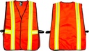 G & F Products High Visibility Reflective Safety Vest with Multi-Function Pockets ANSI Class 2
