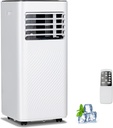 LDAILY Portable Air Conditioner, 10000 BTU 4-in-1 AC Unit Cool, Fan, Dehumidifier with Sleep Mode, 24H Timer, Child Lock, Remote Control & Window Kit for Rooms up to 350 Sq.Ft.