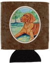 Caroline's Treasures 7264CC Vizsla Can or Bottle Hugger Cooler Washable Drink Sleeve Collapsible Beverage Insulated Holder, Can Hugger, Multicolor