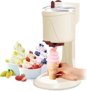 Household Commercial Ice Cream Machine, Fully Automatic Children'S Ice Cream Machine, Mini Small Fully Automatic Yogurt Cone Machine