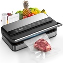 85Kpa Food Vacuum Sealer with Digital Timer, Built-in Cutter, and Storage Box