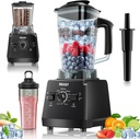 Blenders for Kitchen, Blenders for Shakes and Smoothies with To-Go Bottle, Blender & Grinder Combo