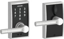 SCHLAGE Touch Century Lock with Broadway Lever (Satin Chrome) FE695 CEN 626 BRW