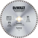 DEWALT Diamond Blade for Block and Brick, Dry/Wet Cutting, Continuous Rim, 7-Inch (DW4712)