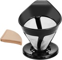 Manual Hand Drip Coffee Filter Pot Precision Stainless Steel Strainer Home Tea Making Tool Filter Cups