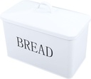 Bread Box, Small Bread Box Metal Iron Large Capacity with Handle Nonslip Base Bread Box For Kitchen Countertop For Bread, Rolls, Donuts And Hot Dog Buns