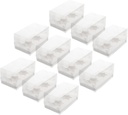 10sets Portable Dessert Holder Boxes for Baking Pastry Packaging Containers for Muffins and Treats for Parties and Special Occasions