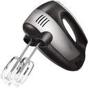 Egg Beater-Compact Hand Mixer Electric for for Whipping + Mixing Cookies, Brownies, Cakes, Dough, Batters, Meringues & More (Color : Black) (Black) fine