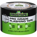 FrogTape Pro Grade Flashing Tape for Windows & Doors, 3.75 Inch Width - 75 Foot Roll, All Weather & UV Resistant Flashing Tape with Advanced Acrylic Adhesive - 10 mils - Black