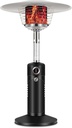 Hykolity 13,000 BTU Propane Patio Heater, Mini Tabletop Outdoor Heater with Triple Protection System, Double-Layer Stainless Steel Burner, Outside Heaters for Garden, Patio and Residential, Black