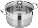 Ohtomber Stainless Steel Stock Pot - 12 Quart Large Cooking Pot with Lid for Pasta, Soup, Spaghetti, Nonstick Thick Base Deep Stockpot, Kitchen Cookware for Stew, Simmer, Boiling, Canning