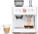 Café Bellissimo Semi Automatic Espresso Machine + Milk Frother | WiFi Connected, Smart Home Kitchen Essentials | Built-In Bean Grinder, 15-Bar Pump & 95-Ounce Water Reservoir | Matte White